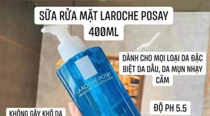 Review top 5 sữa rửa mặt lành tính cho da mụn mà bạn nhất định phải thử Laroche Posay Effaclar Purifying Foaming Gel