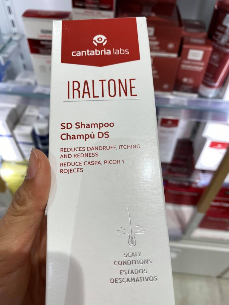 Dầu gội giảm gàu SD Shampoo Iraltone giảm ngứa da đầu
