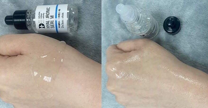 Tinh chất cấp ẩm cho da Serum HA Dr.hometox không thể thiếu trong routine skincare cho da dầu mụn mùa đông