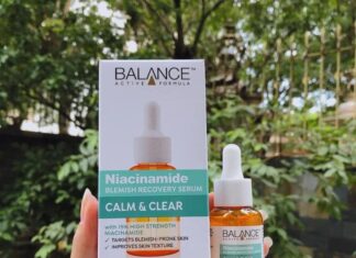 Review serum Balance Niacinamide Blemish Recovery trị mụn thâm có tốt không