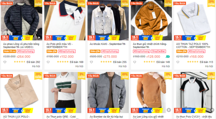 Top 15 shop bán đồ nam đẹp trên Shopee mới nhất 2022