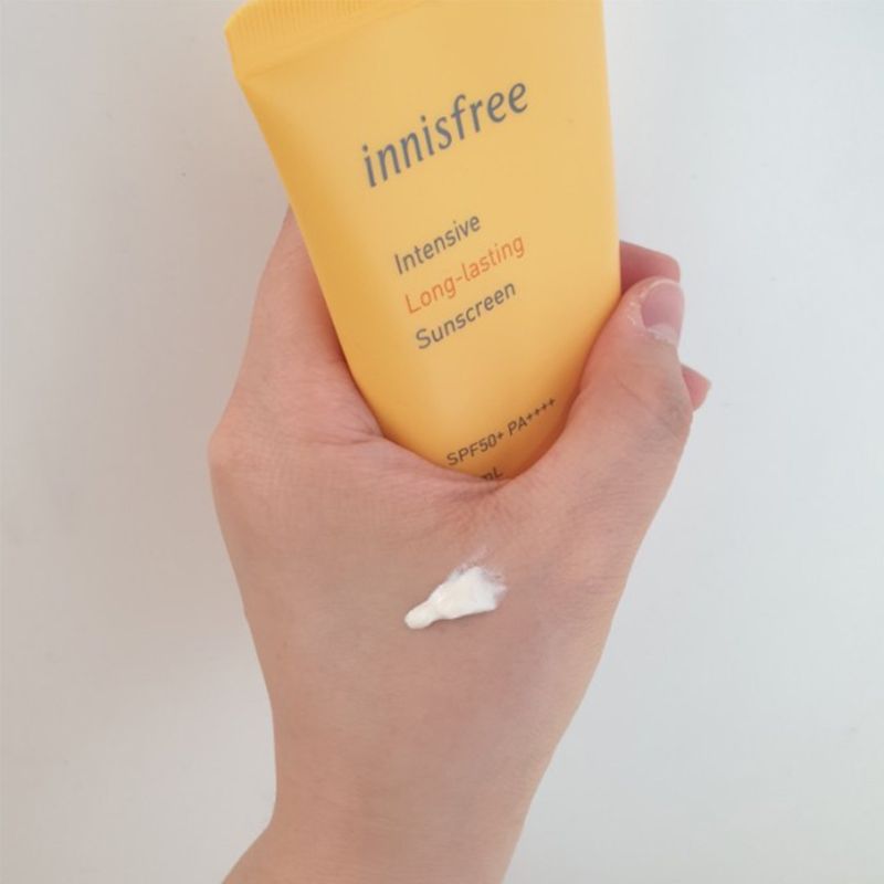 review kem chống nắng innisfree intensive long lasting