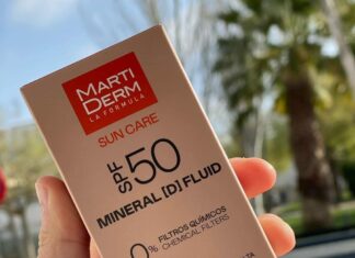 Review kem chống nắng Martiderm Mineral Fuild và Active Fruild (mẫu mới)