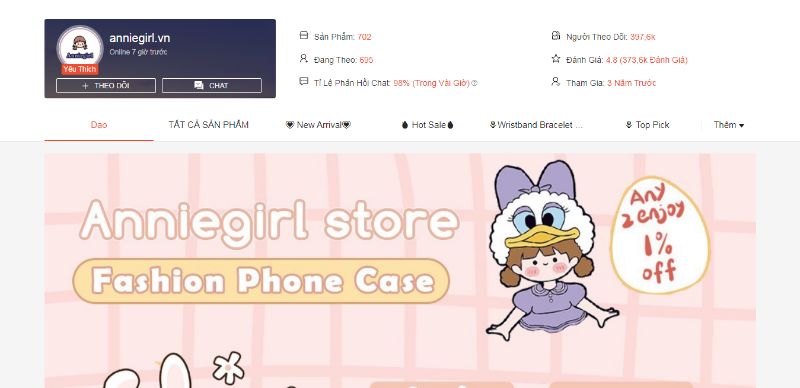 Anniegirl.vn - Cửa hàng bán ốp lưng điện thoại cực chất trên Shopee