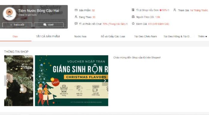 Chốt đơn lia lịa với top các shop bán nước hoa uy tín trên Shopee