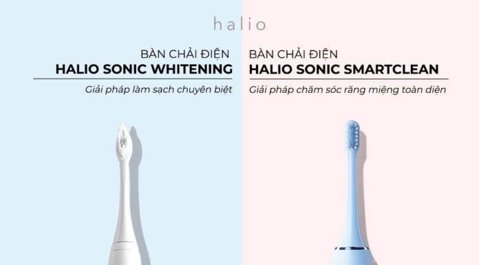 Review chi tiết các dòng bàn chải điện được ưa chuộng của Halio
